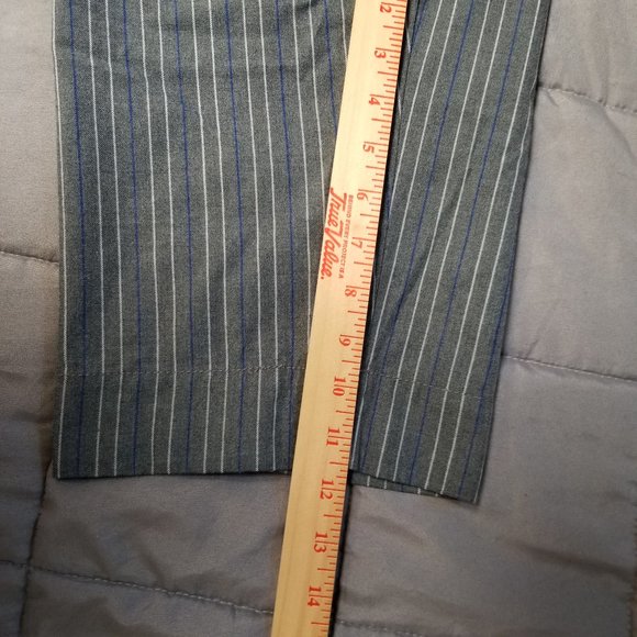 Fox Girls Bermuda Shorts Juniors Size 3 Gray with blue/white stripes - Picture 10 of 10